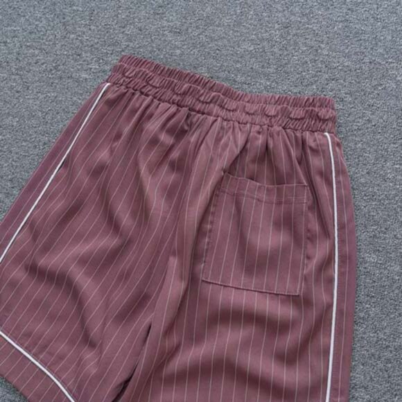 Rhude Jacquard Check Embroidered Logo Shorts Pink - Picture 5 of 11